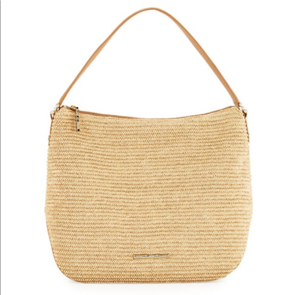Elaine Turner Handbags - Elaine Turner woven straw raffia summer